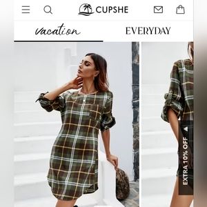 Cupshe Shirt dress